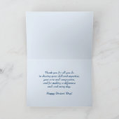 ありがとう、ドクター。レッドカーネーションカスタムカード サンキューカード (内部)