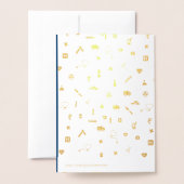 ありがとう、ドクター。レッドカーネーション 箔カード (裏面封筒付き)