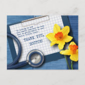 ありがとう、ドクター。春ダフォジルスはがき ポストカード (正面)