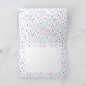 ありがとう | ドーナツをテーマにしたブライズシャワー サンキューカード (内部)