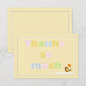 ありがとう ノートカード (正面/裏面)