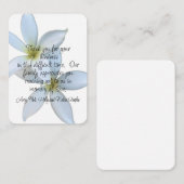 ありがとう ノートカード (正面/裏面)