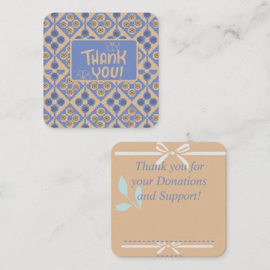 ありがとう ノートカード (正面/裏面)