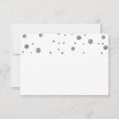 ありがとう ノートカード ゴールド＆グリッター印刷 (裏面)