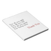 ありがとう ノートパッド (アングル)