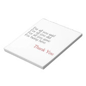 ありがとう ノートパッド (回転)