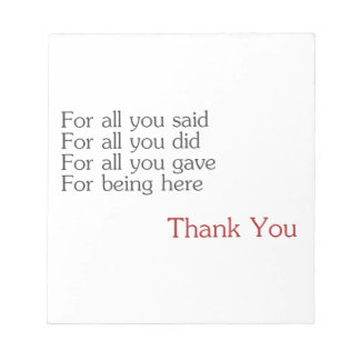 ありがとう ノートパッド