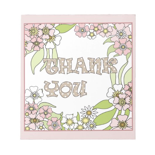 ありがとう ノートパッド (正面)