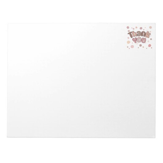 ありがとう ノートパッド (正面)