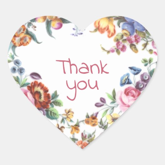 ありがとう ハートシール (正面)