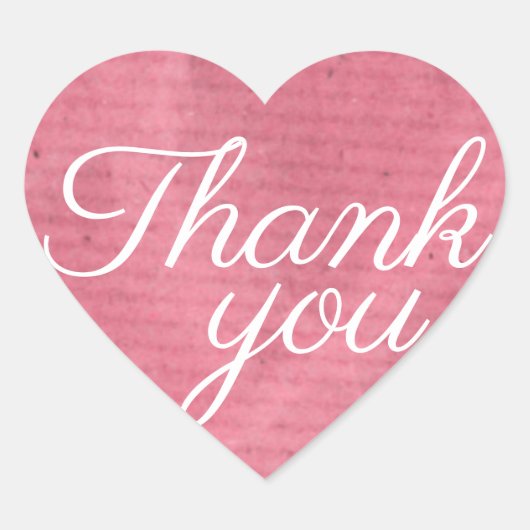ありがとう ハートシール (正面)