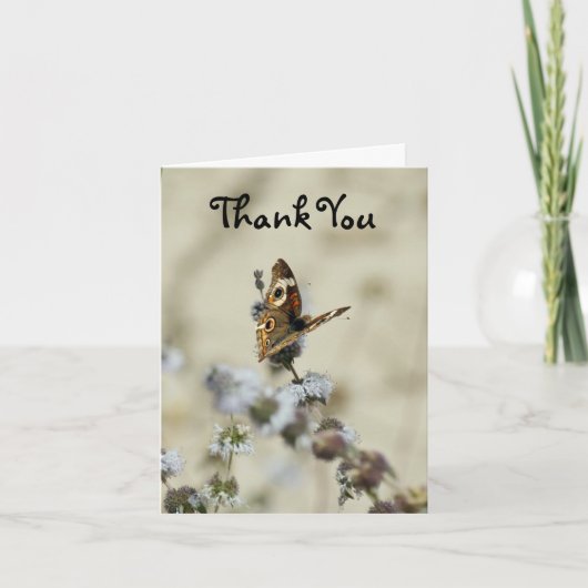 ありがとう、バタフライ サンキューカード (正面)