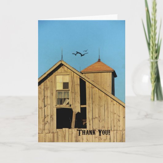 ありがとう、バーン サンキューカード (正面)