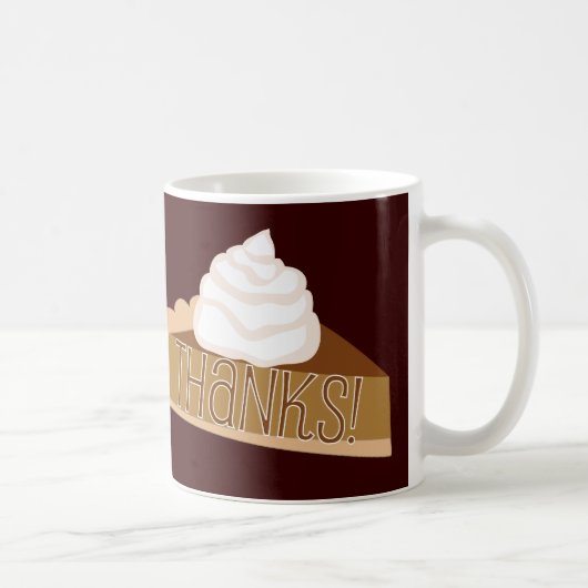 ありがとう! パンプキンパイのマグ コーヒーマグカップ (右)