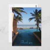 ありがとう ビーチのポストカード ポストカード (正面/裏面)