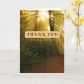 ありがとう(ピリピ1:3) カード (黄色い花)