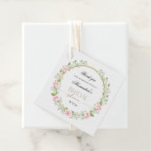 ありがとう ピンクのバラ & ワイルドフラックス フェイバータグ (インサイチュ)