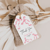 ありがとう ピンクのリボン ギフトタグ