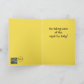 ありがとう! ファラオおよび猫カード カード (内部)