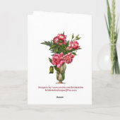 ありがとう フォトグラファー ウェディング サンキューカード (裏面)