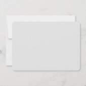 ありがとう フォト モダン カラフル レインボー タイポグラフィ サンキューカード (裏面)