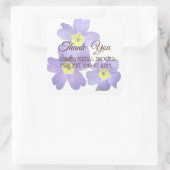 ありがとう、フローラブライダルシャワーシール スクエアシール (バッグ)