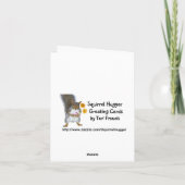 ありがとう、ブライズメイド - バーガンディーレッド サンキューカード (裏面)