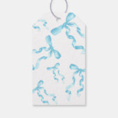 ありがとう ブルー リボン ギフト タグ (裏面)