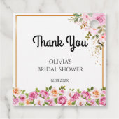 ありがとう ペタルとプロセッコ フラワーブライダルシャワー フェイバータグ (裏面)