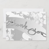 「ありがとう!」 ホワイトフローラ(&G) サンキューカード (正面)