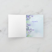 ありがとう ホワイトユリの花園の花 サンキューカード (内部)