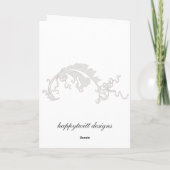 ありがとう ボールド エレガント サンキューカード (裏面)