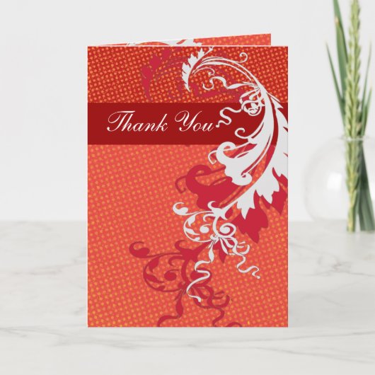 ありがとう ボールド エレガント サンキューカード (正面)