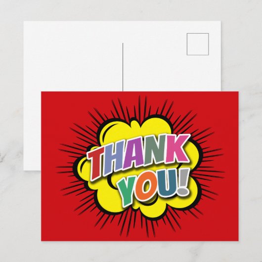 ありがとう ポストカード (正面/裏面)