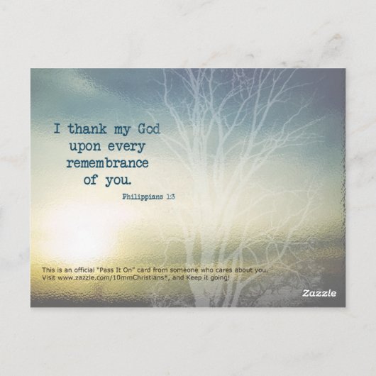 ありがとう！ ポストカード (裏面)