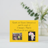 ありがとう ポストカード (スタンド正面)