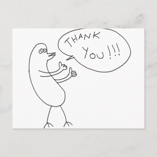 ありがとう!!! ポストカード (正面)
