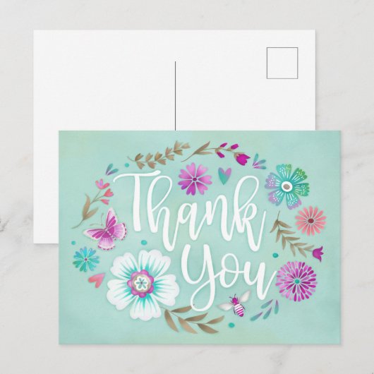 ありがとう ポストカード (正面/裏面)