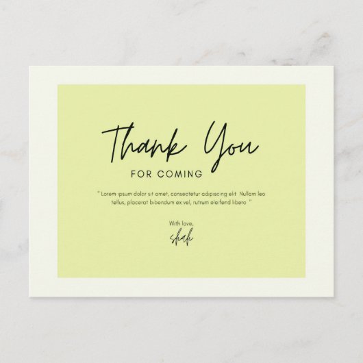 ありがとう ポストカード (正面)