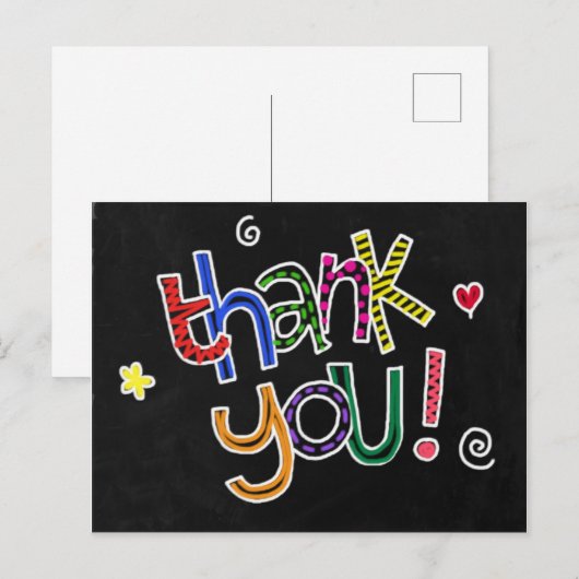 ありがとう ポストカード (正面/裏面)