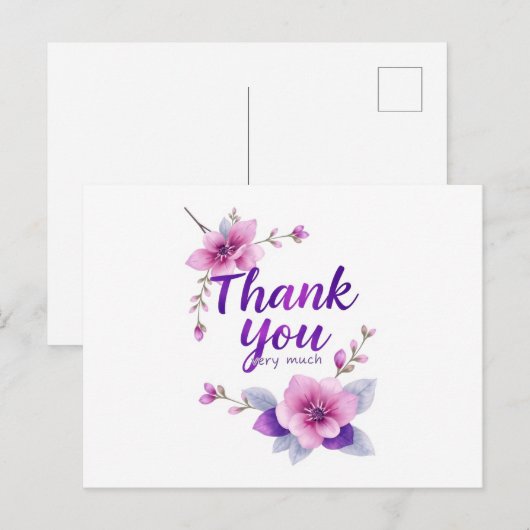 ありがとう ポストカード (正面/裏面)