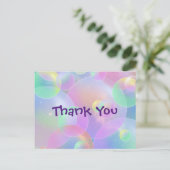 ありがとう ポストカード - バブル デザイン (スタンド正面)