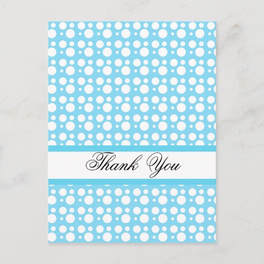 ありがとう、ライトブルー ポストカード (正面)