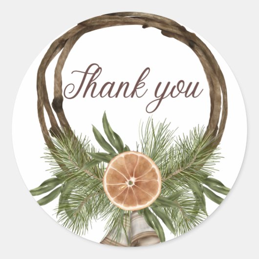 ありがとう ラウンドシール (正面)
