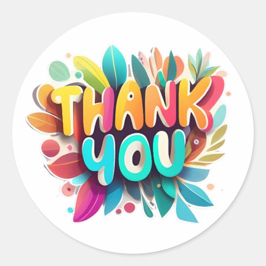 ありがとう ラウンドシール (正面)