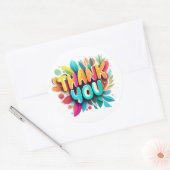 ありがとう ラウンドシール (封筒)