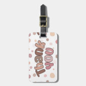 ありがとう ラゲッジタグ (正面縦)