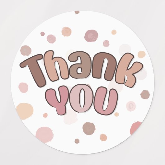 ありがとう ラベル (デザイン1)