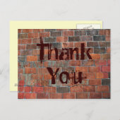ありがとう、レンガの壁よ ポストカード (正面/裏面)