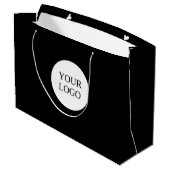 ありがとう ロゴ QRコード ラージペーパーバッグ (裏面アングル)